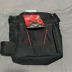 Husky 6-Pocket Black Tool Belt Pouch